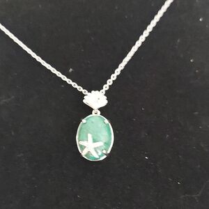 Chrysocolla Multi Gemstone Starfish Necklace